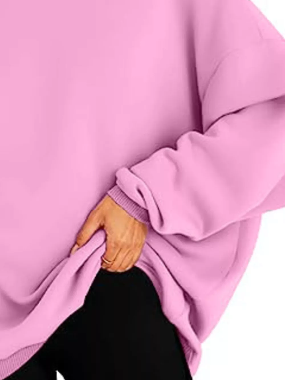 Drop Shoulder Long Sleeve Hoodie, image 24