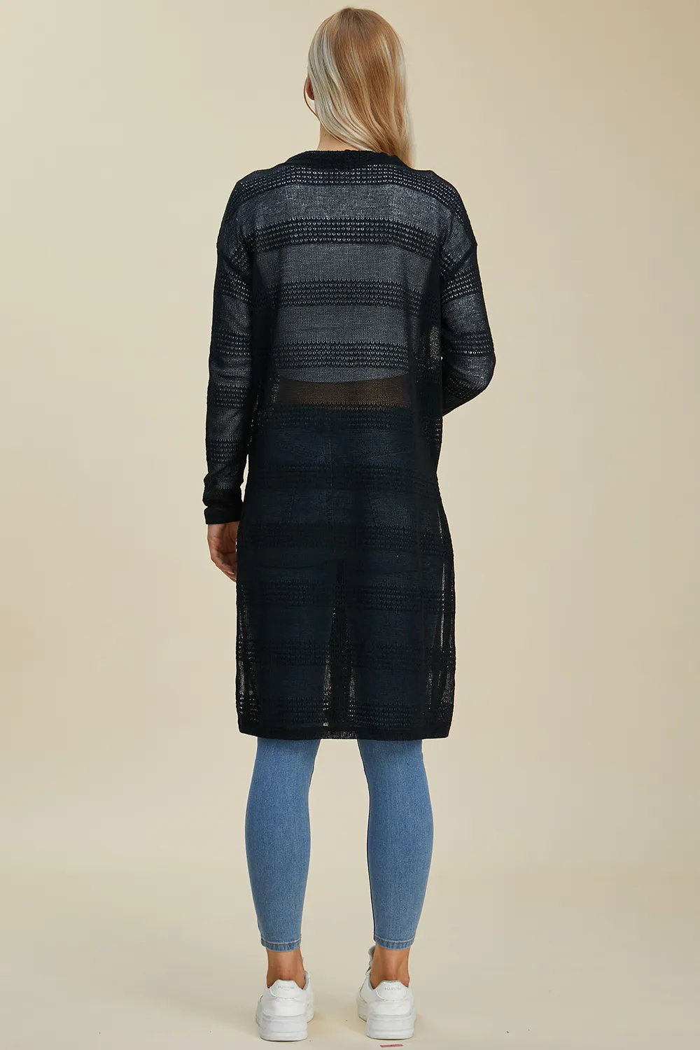 Full Size Open Front Longline Cardigan, image 33