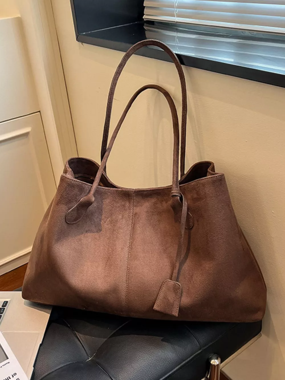 Solid Color Tote Bag, image 6