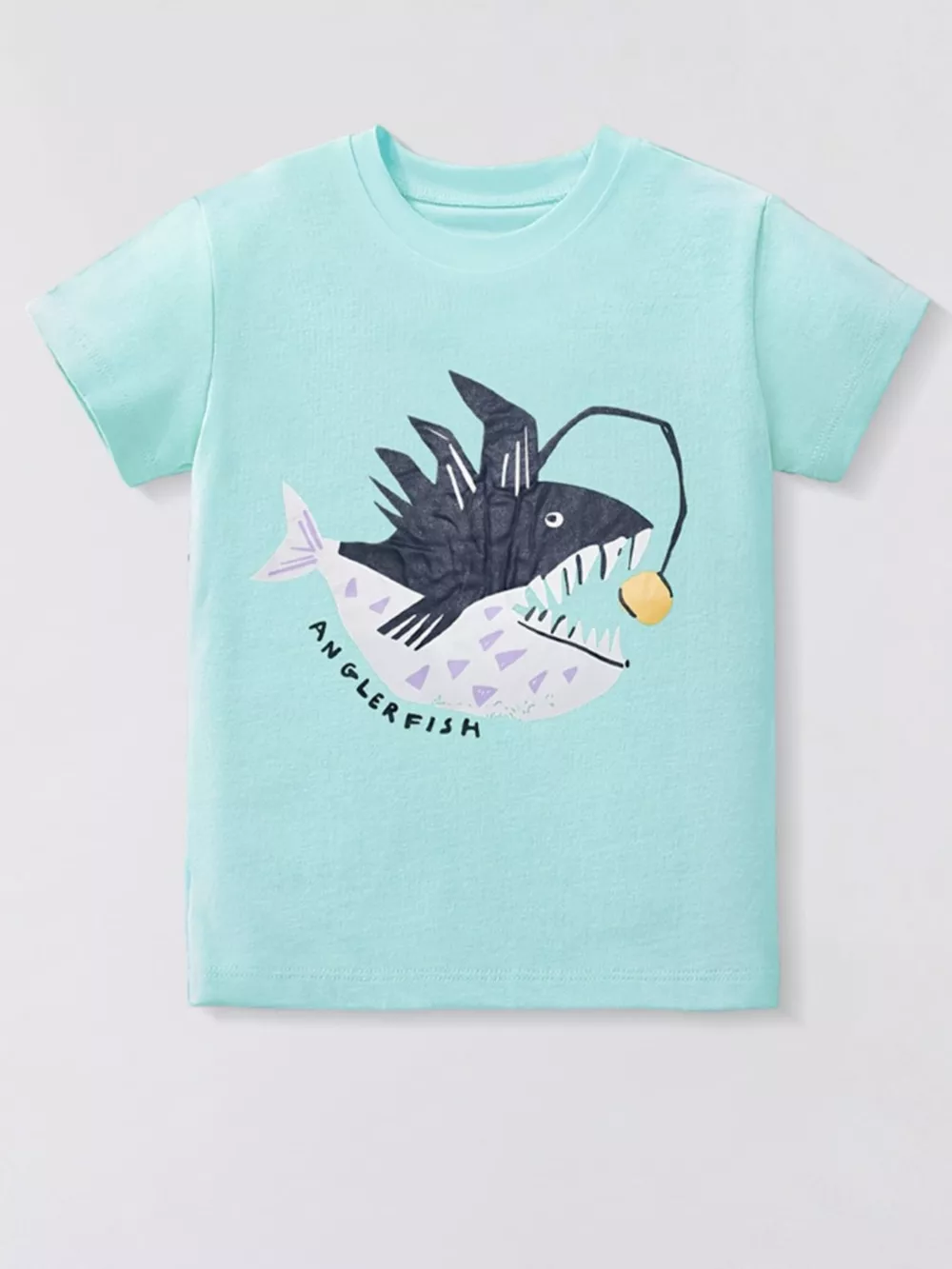 Children's Anglerfish Graphic Short Sleeve T-Shirt