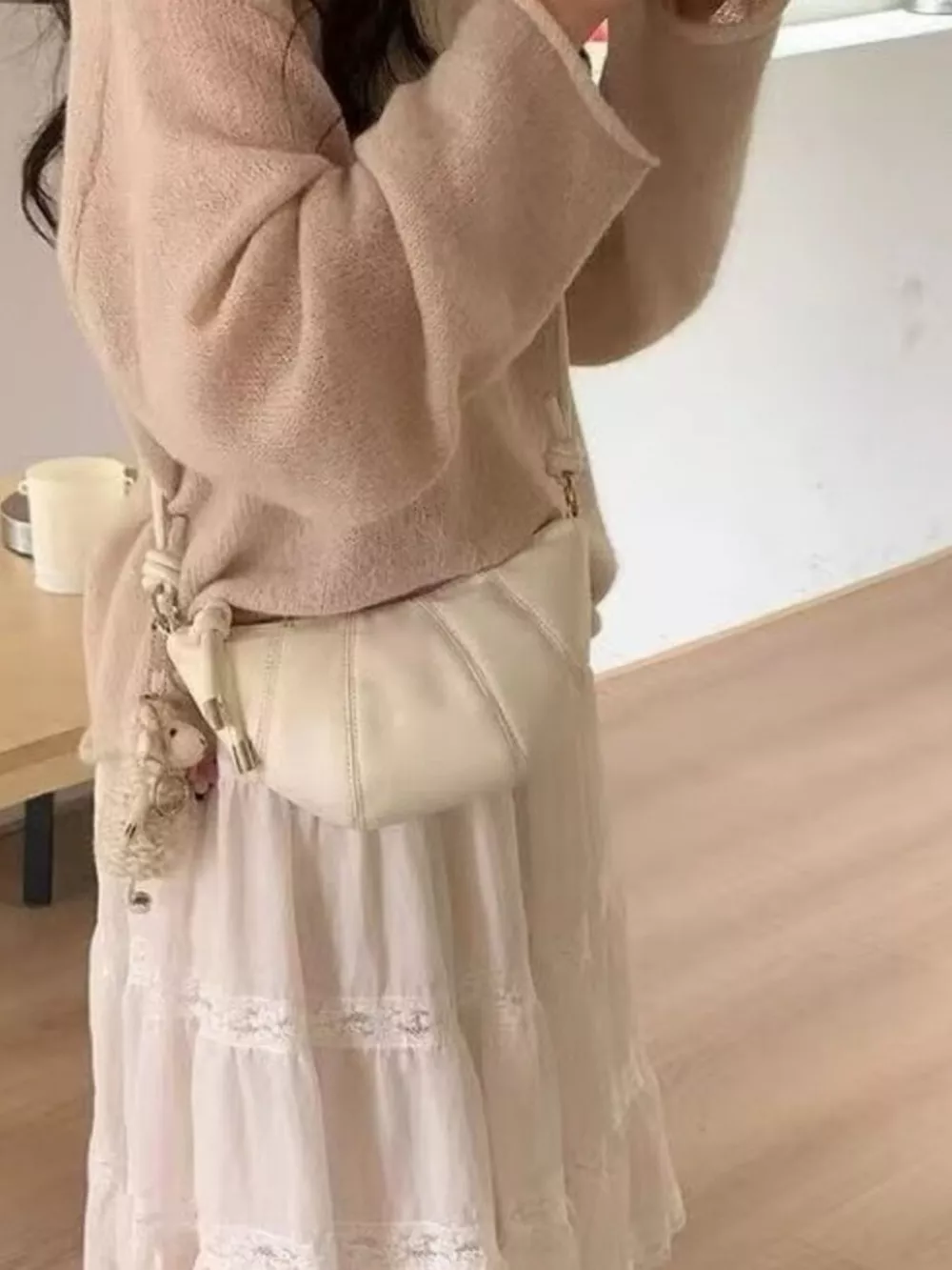 Croissant Shaped Crossbody Bag, image 6