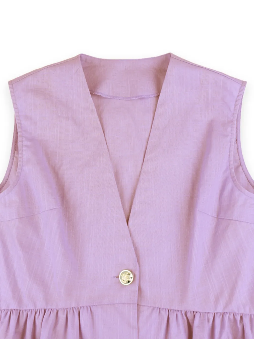 Button Down Peplum Vest and Pants Set, image 12