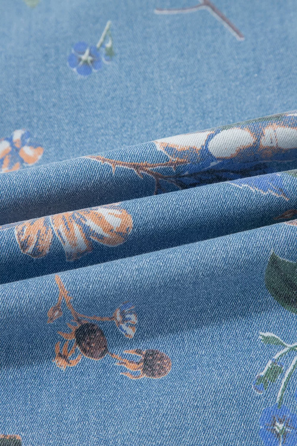 Floral Print Wide-Leg Jeans, image 11