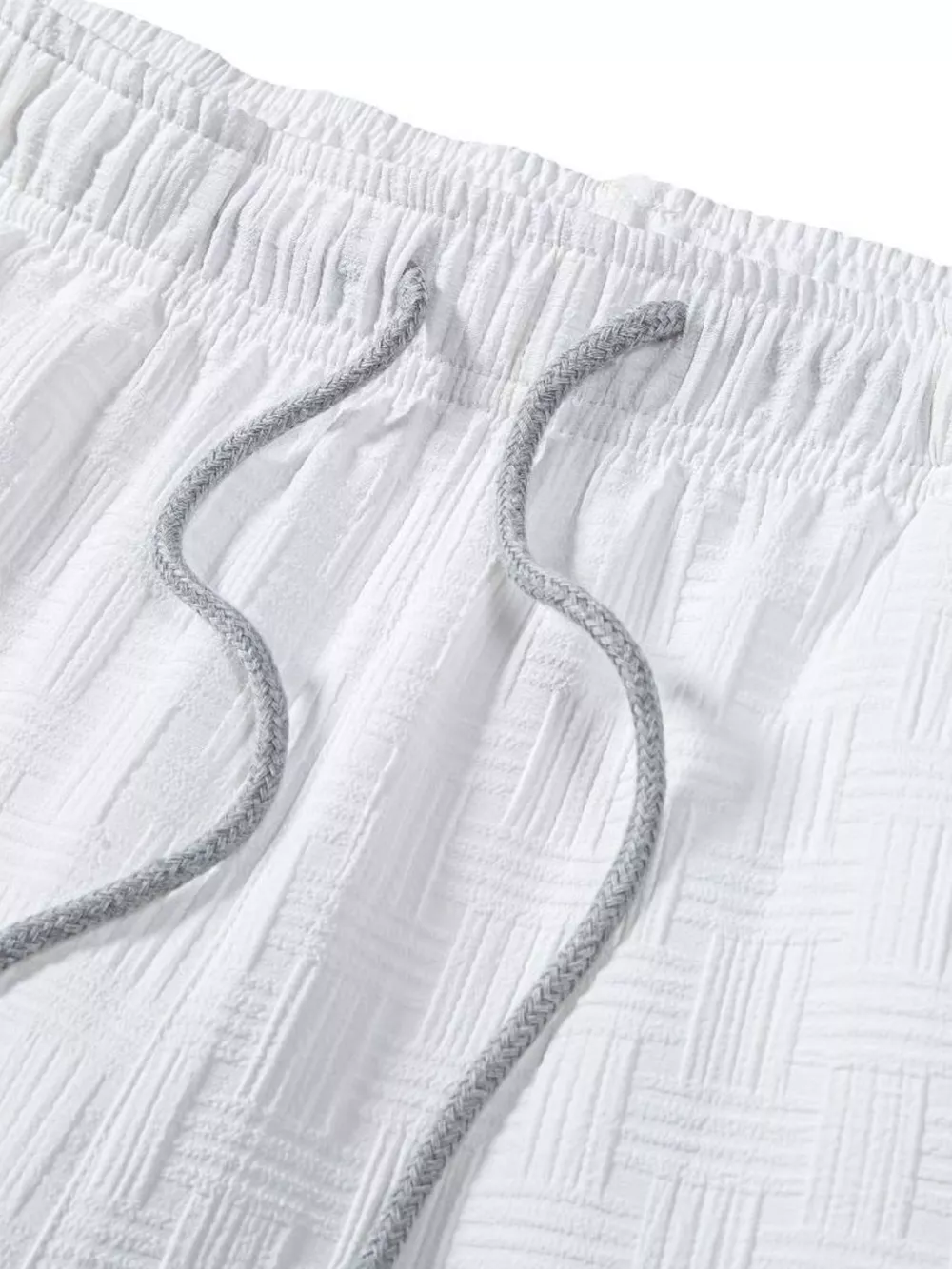 Men's Textured Drawstring Shorts, image 3