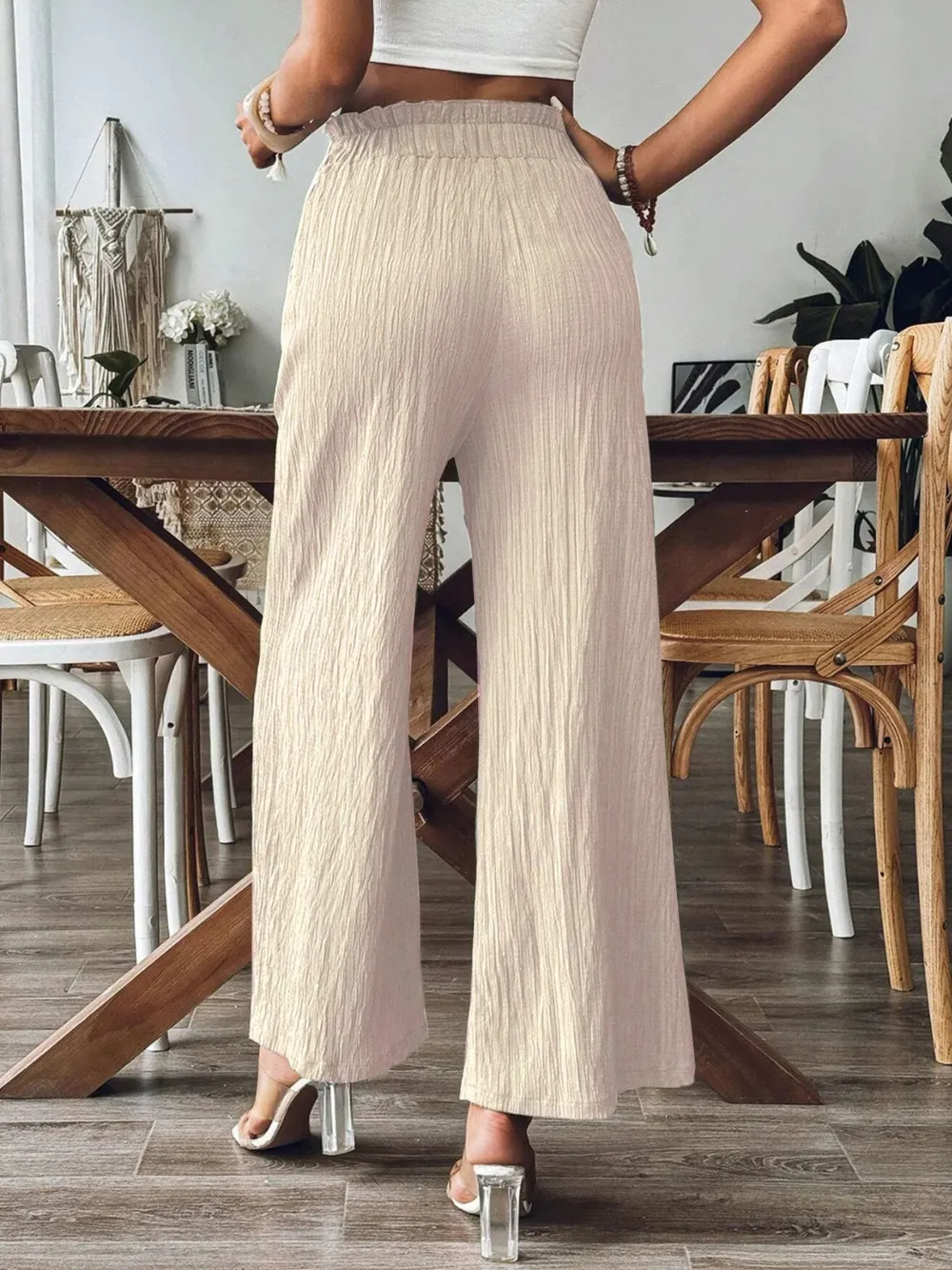 Frill Wide Leg Pants, image 9