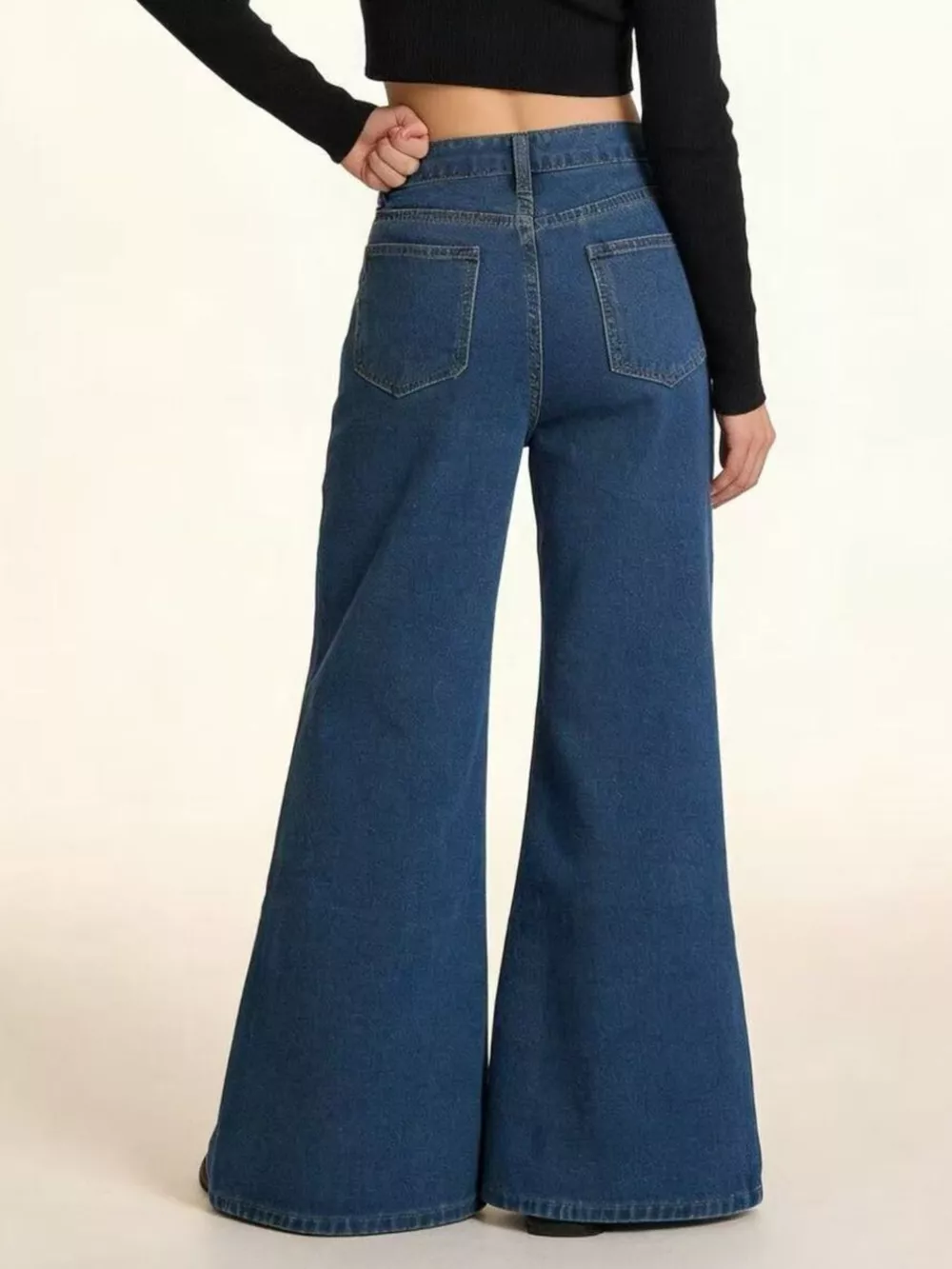 High-Waisted Flare Leg Jeans, image 7