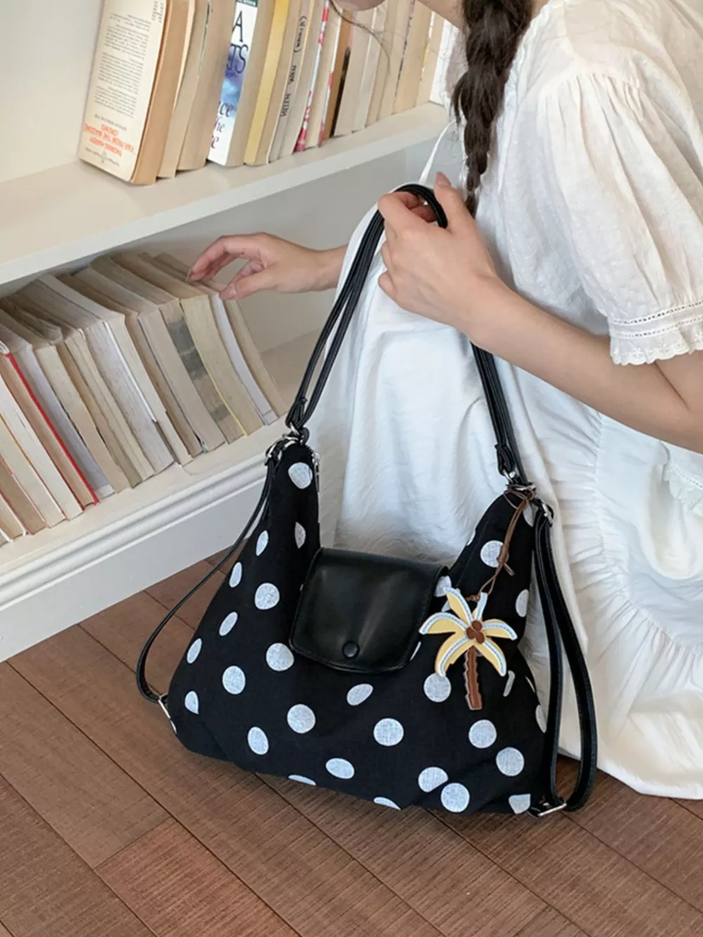 Polka Dot Crossbody Bag