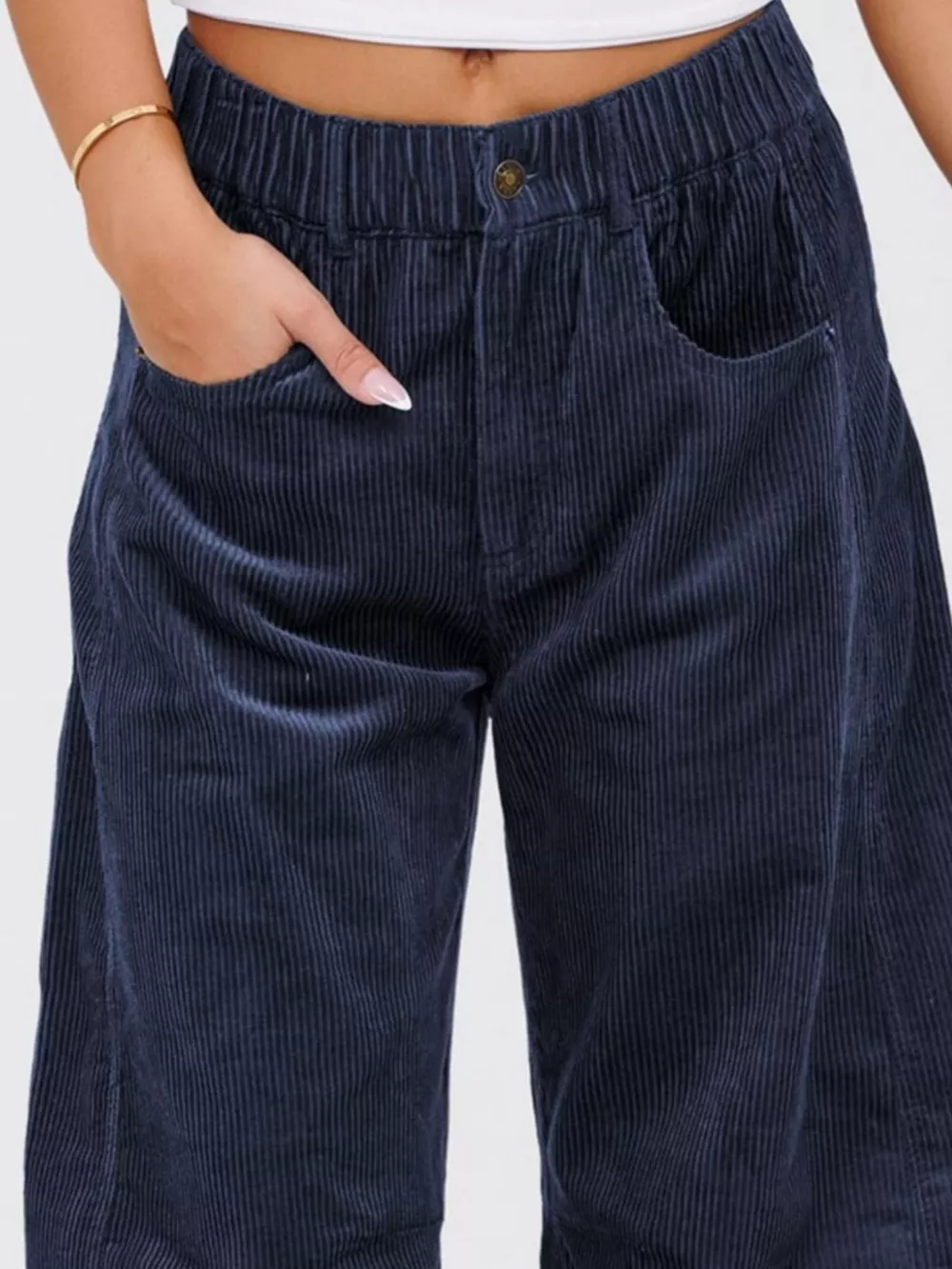 Corduroy Wide Leg Pants, image 10