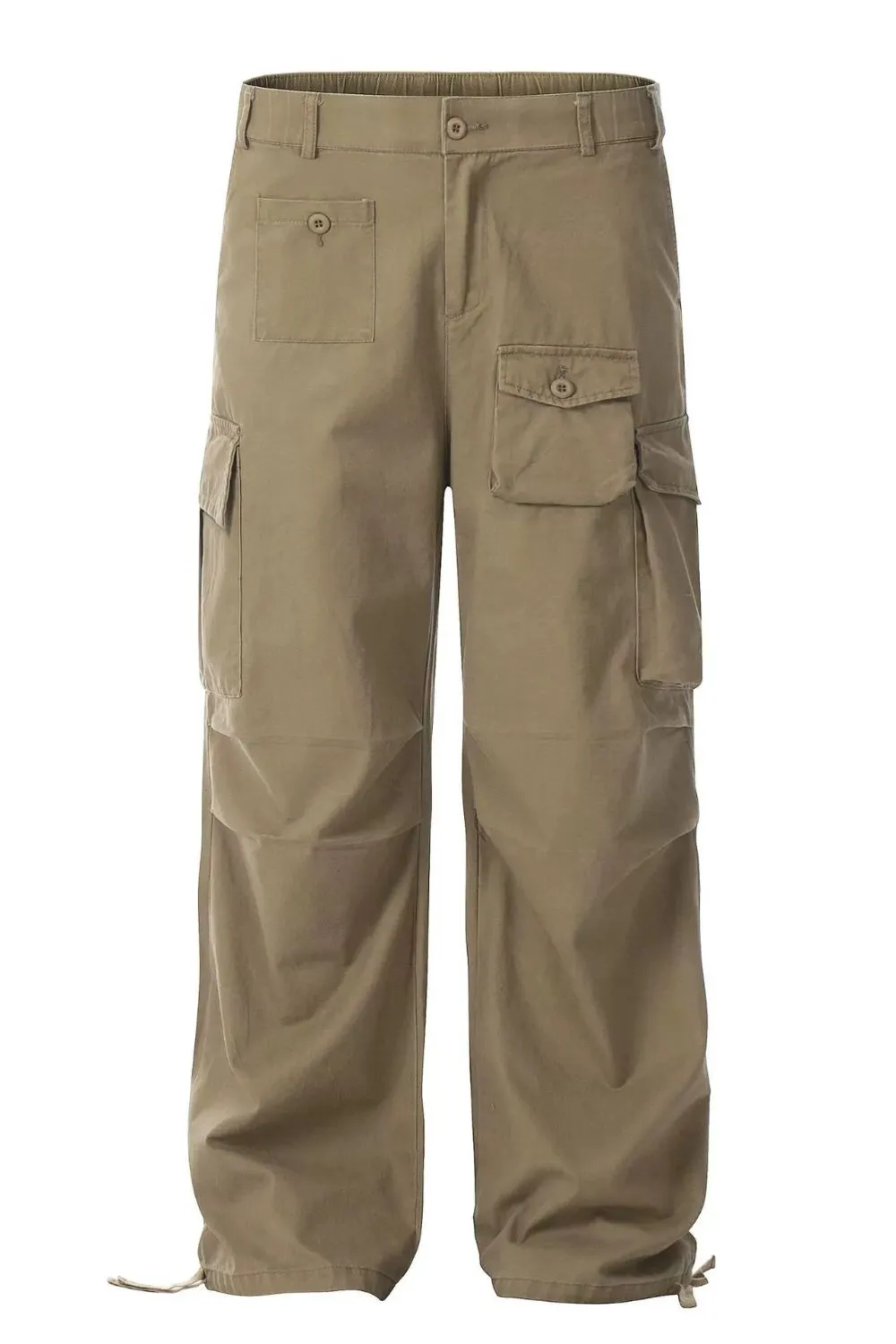 Men's Wide Leg Cargo Pants, image 2
