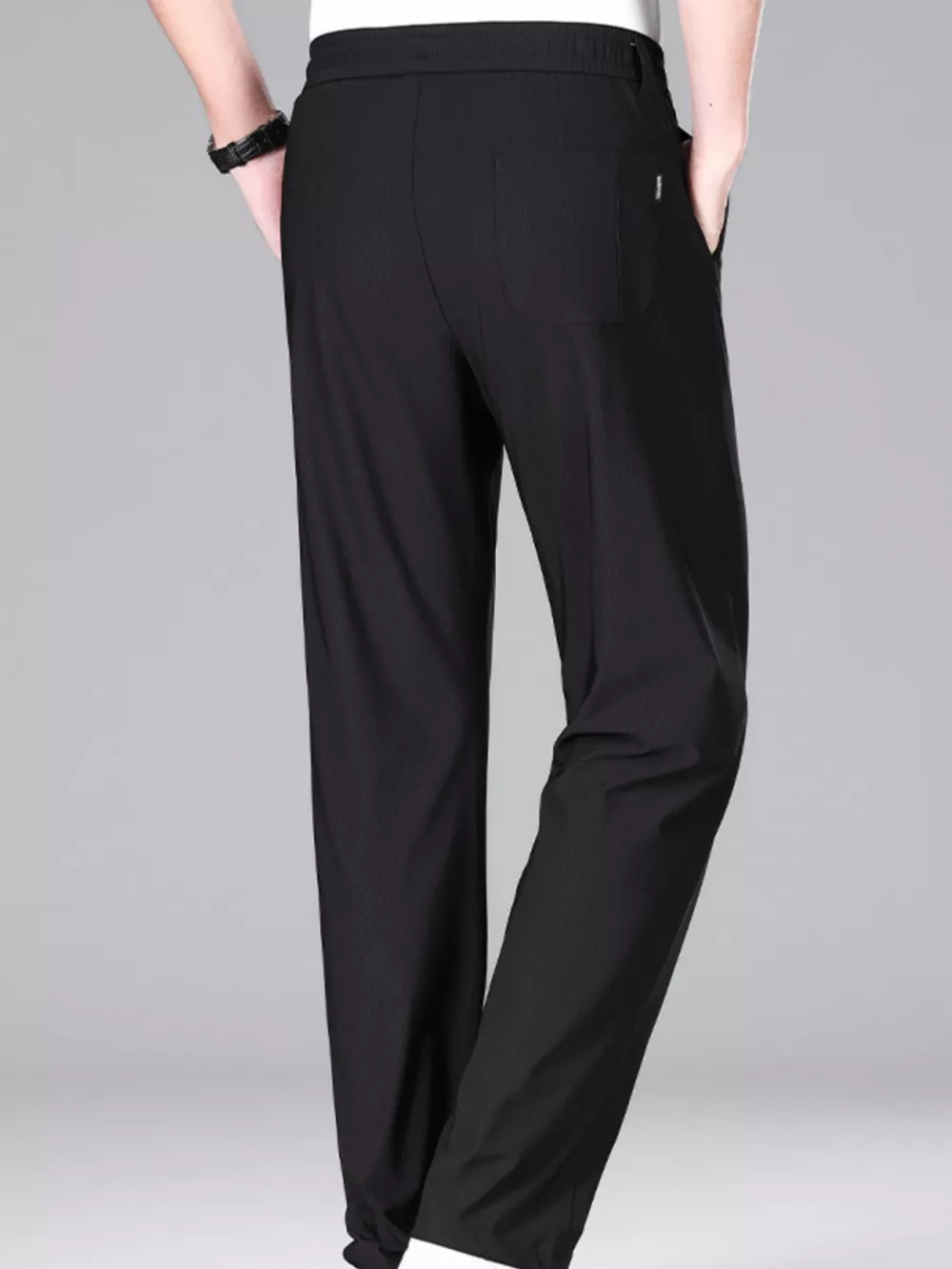 Men's Plus Size Casual Drawstring Pants, image 4