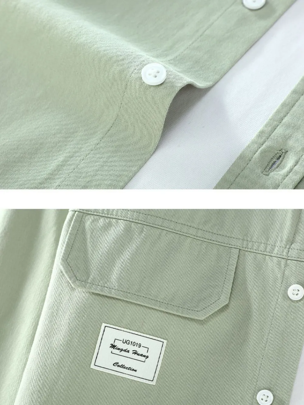Men's Plus Size Button Up Long Sleeve Shirt, image 6