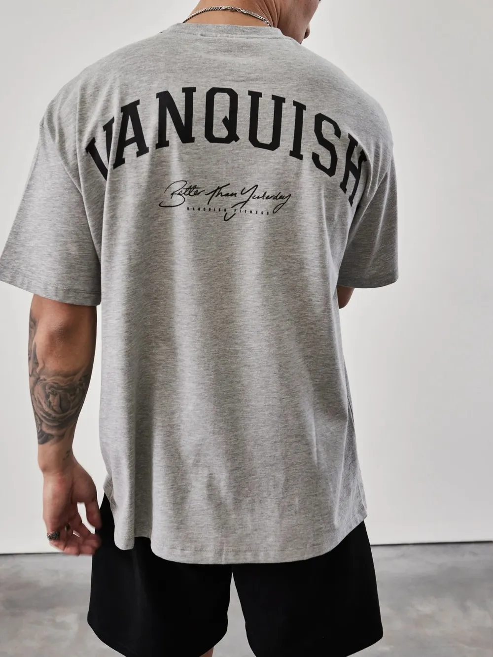 Men's Plus Size Letter Graphic Round Neck Half Sleeve T-Shirt, image 4