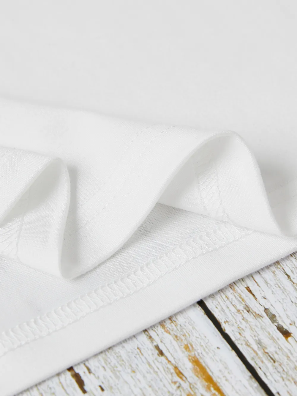 Rabbit Round Neck Short Sleeve T-Shirt, image 4