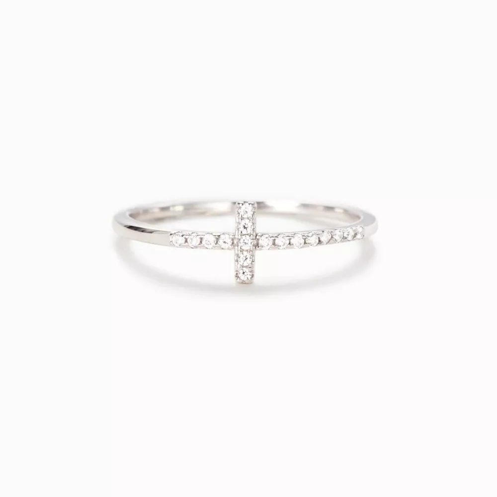 925 Sterling Silver Cross Ring, image 5