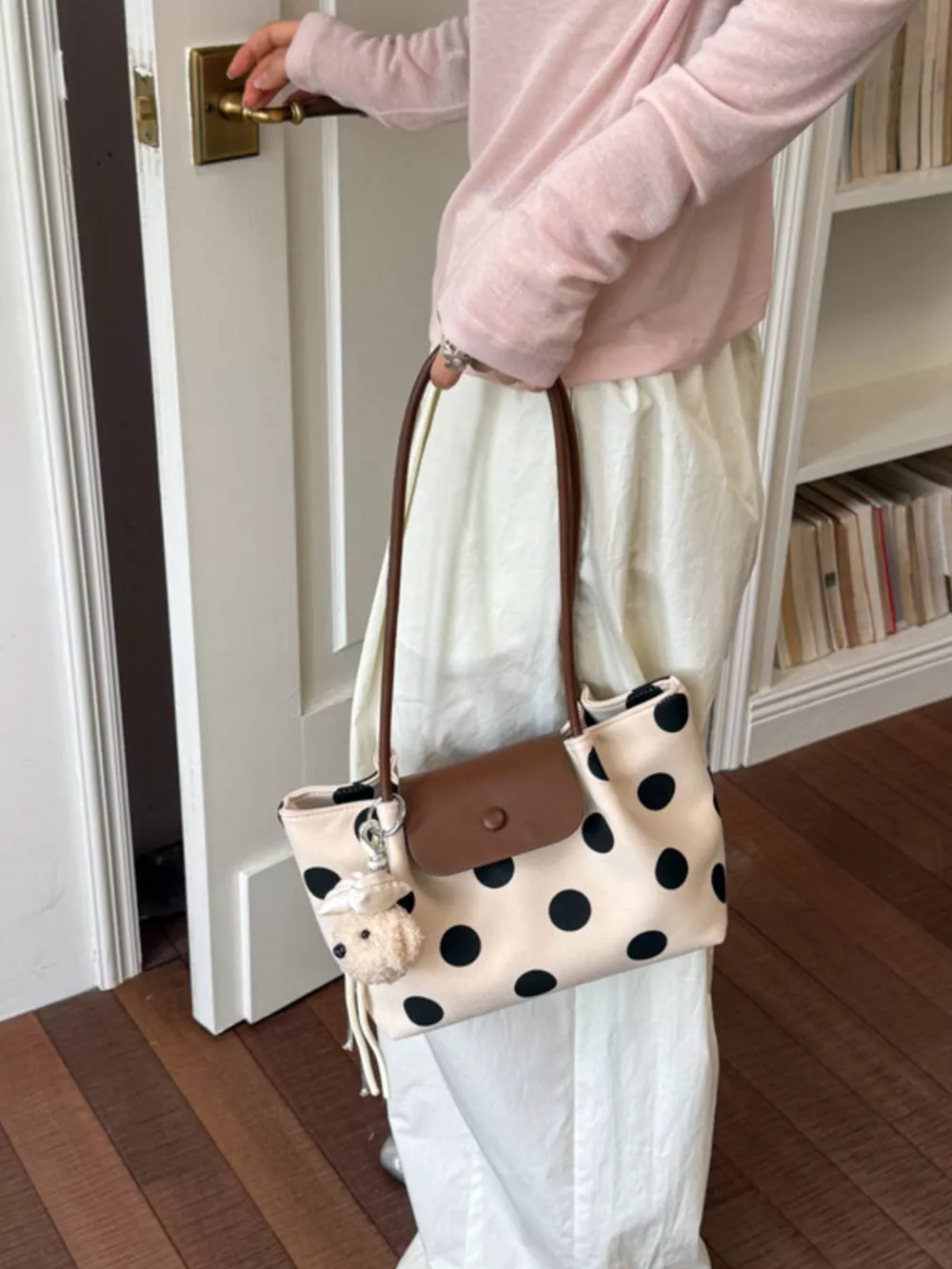 Polka Dot Shoulder Bag, image 9
