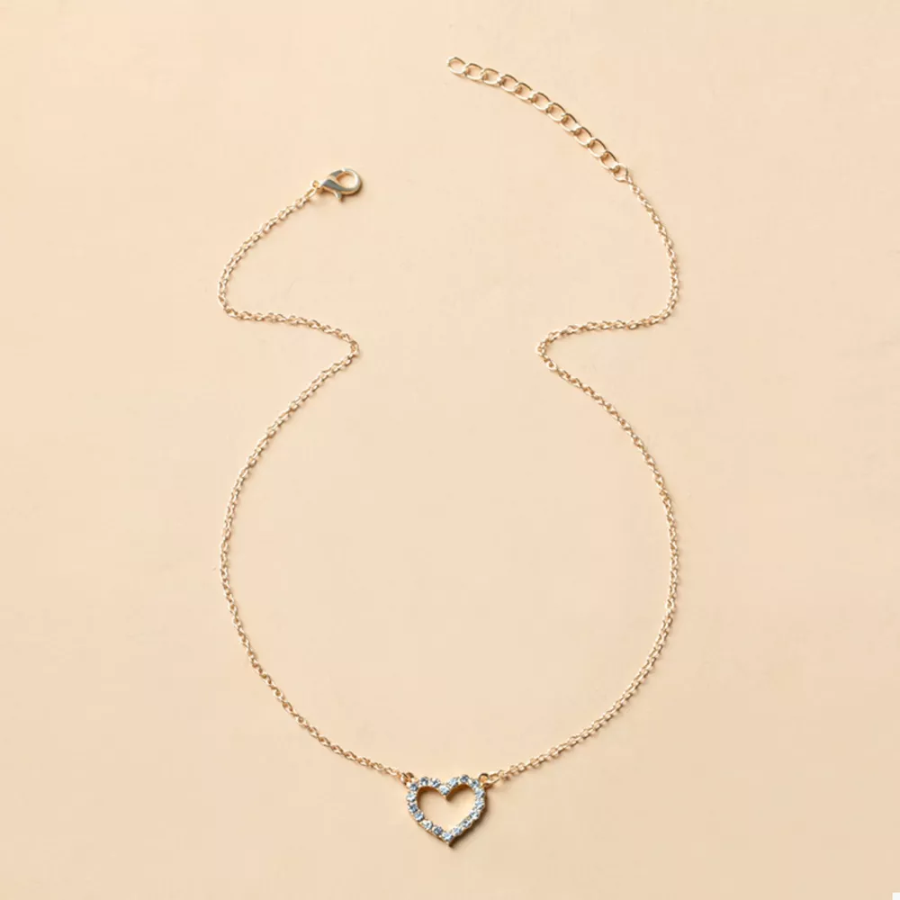 18K Gold-Plated Heart Necklace, image 7