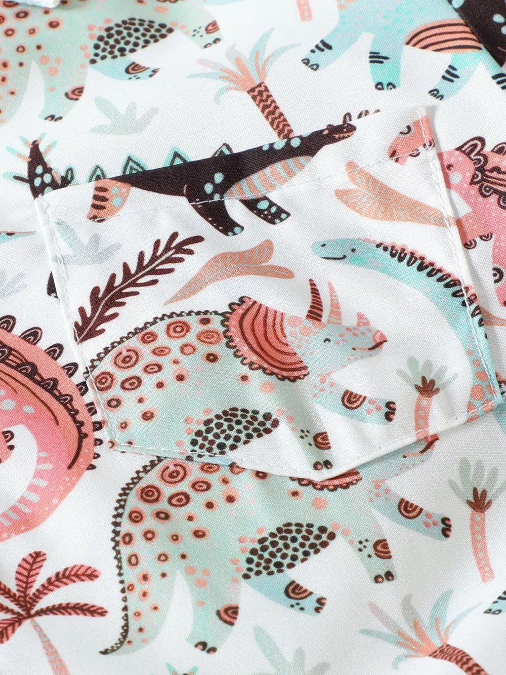 Children's Printed Shirt & Shorts Casual Set, image 4