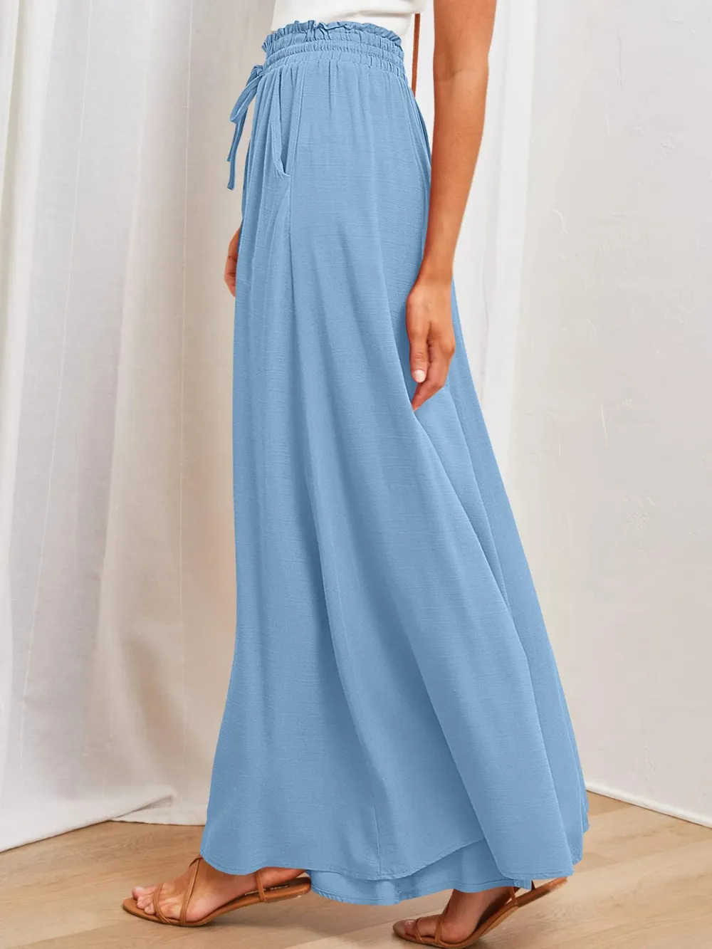 Wide Leg Pants with Pockets, image 23