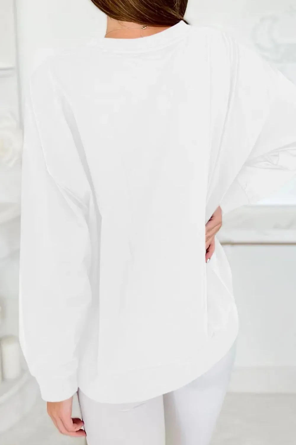 Round Neck Long Sleeve Sweatshirt, image 19