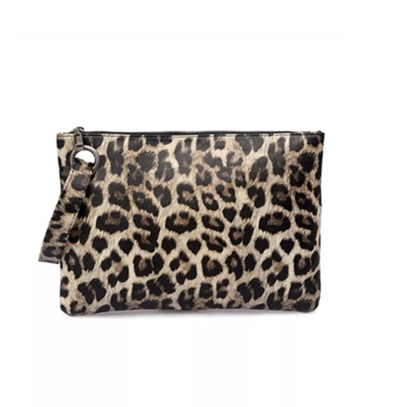 Leopard Print Clutch Bag, image 2