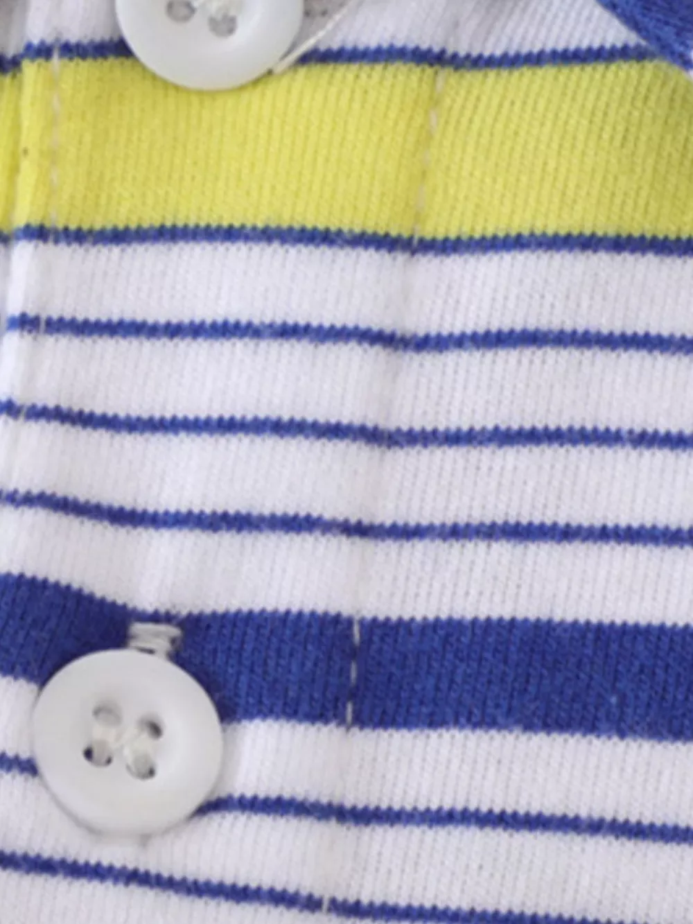 Children's Striped Polo Shirt & Dinosaur Print Shorts Set, image 3
