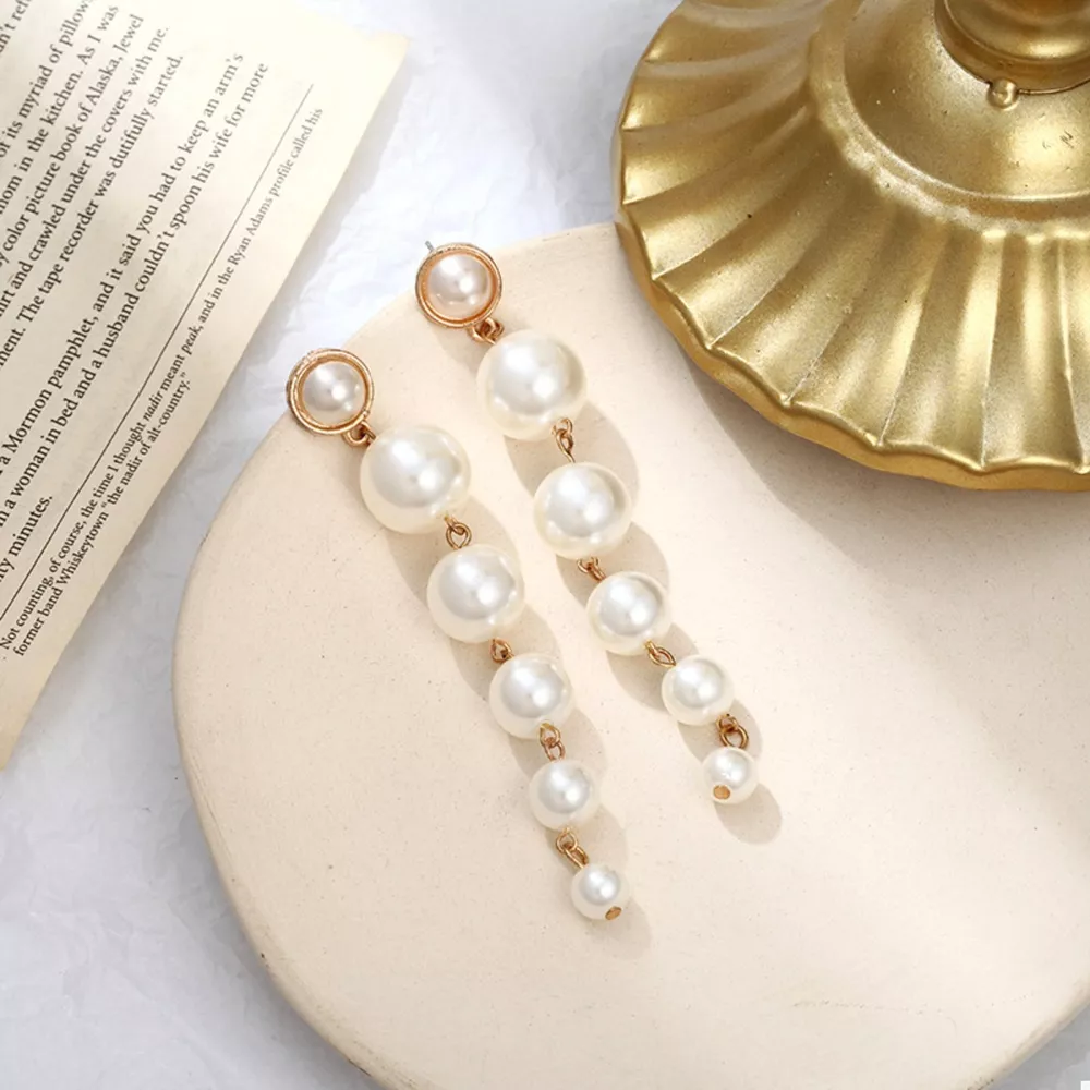 Pearl Drop Earrings, image 5