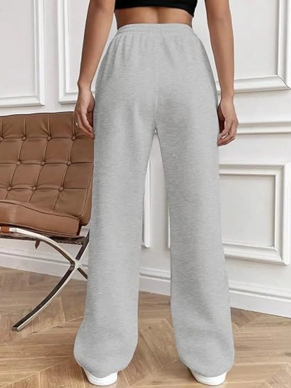 Drawstring Wide Leg Pants with Pockets, image 19