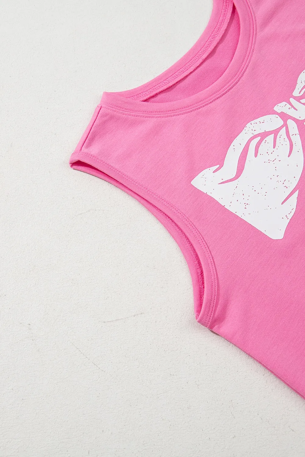 Bow Print Boxy Fit Tank Top, image 9