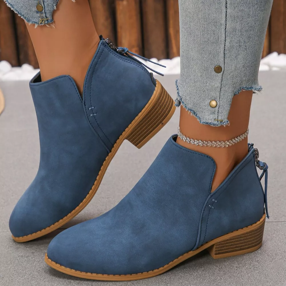 Point Toe Block Heels Boots, image 29
