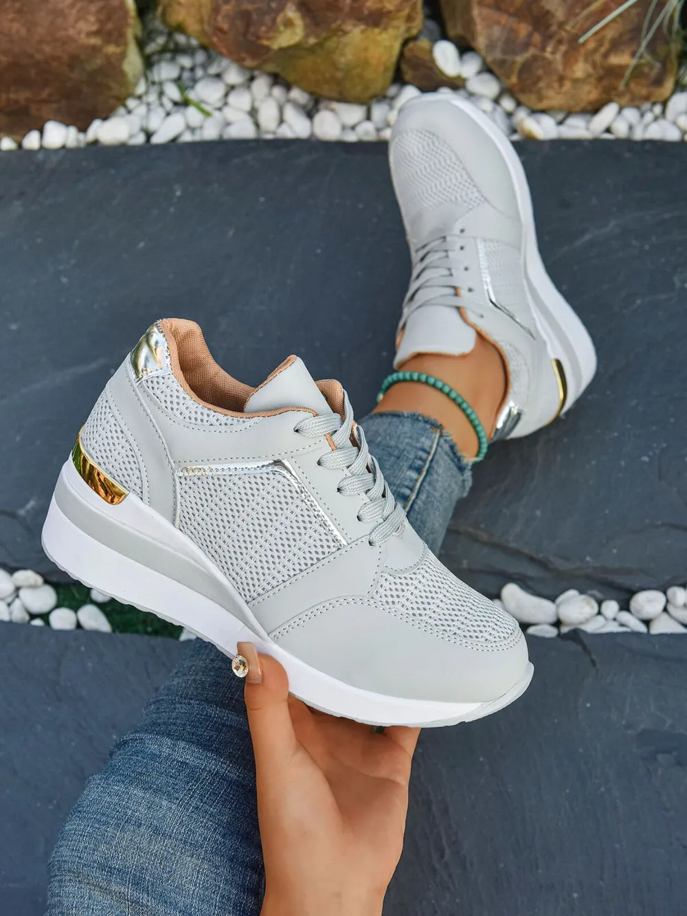 Comfort Breathable Mesh Sneakers, image 4