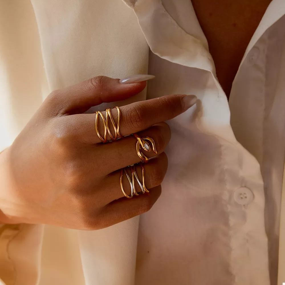 Two-Tone Open Ring, image 10