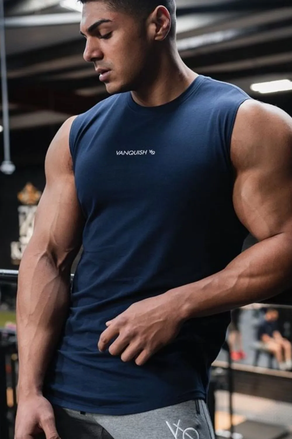 Men's Round Neck Tank, image 3