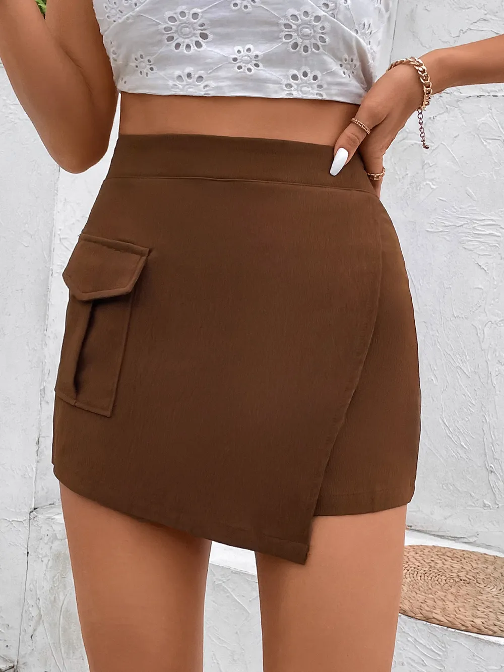 Pocketed High Waist Shorts, image 6