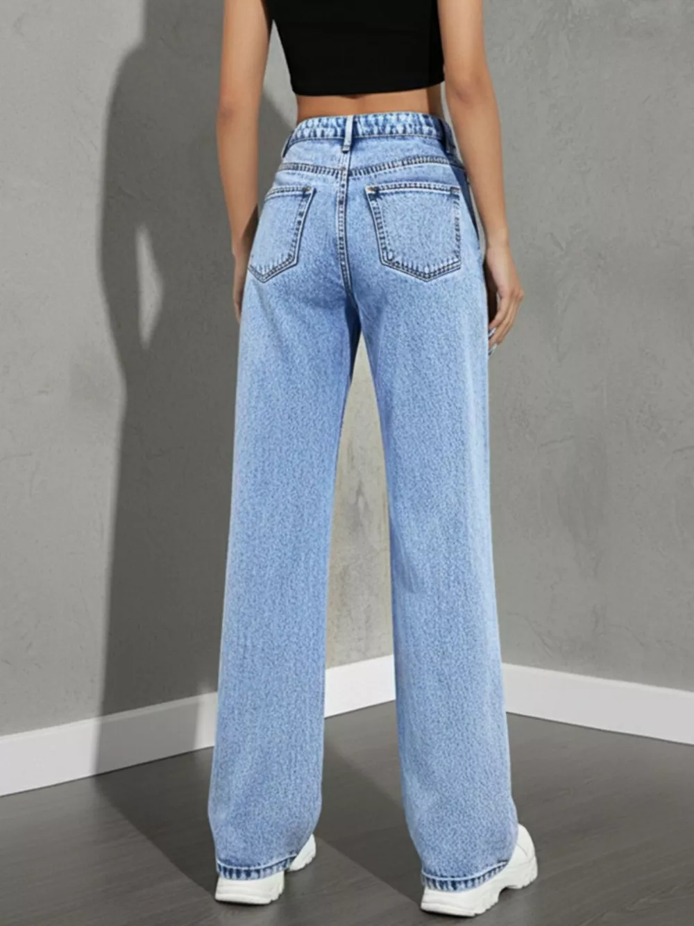 High Waist Wide Leg Jeans, image 30
