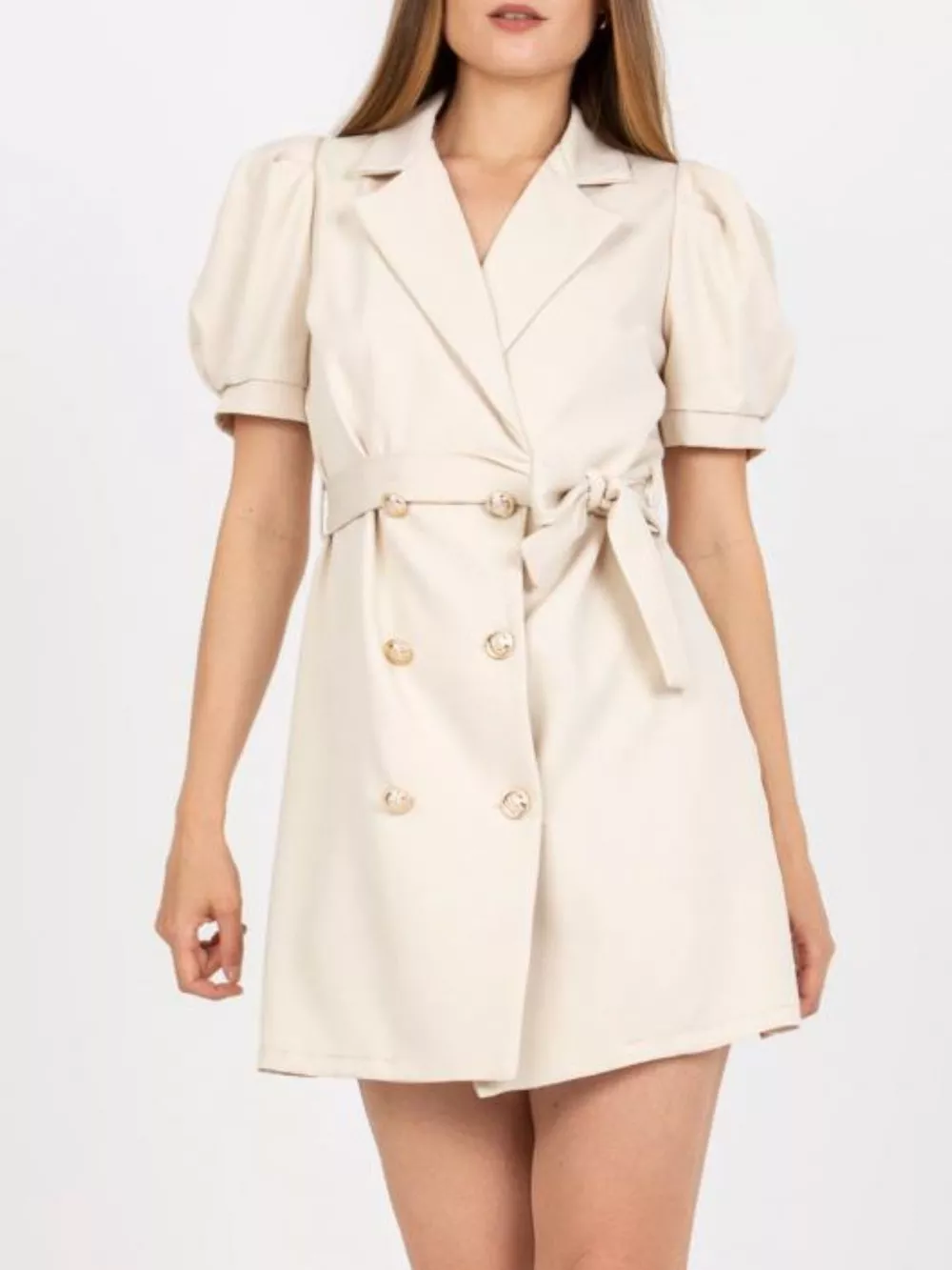 Blazer Style Tie Waist Mini Dress, image 14