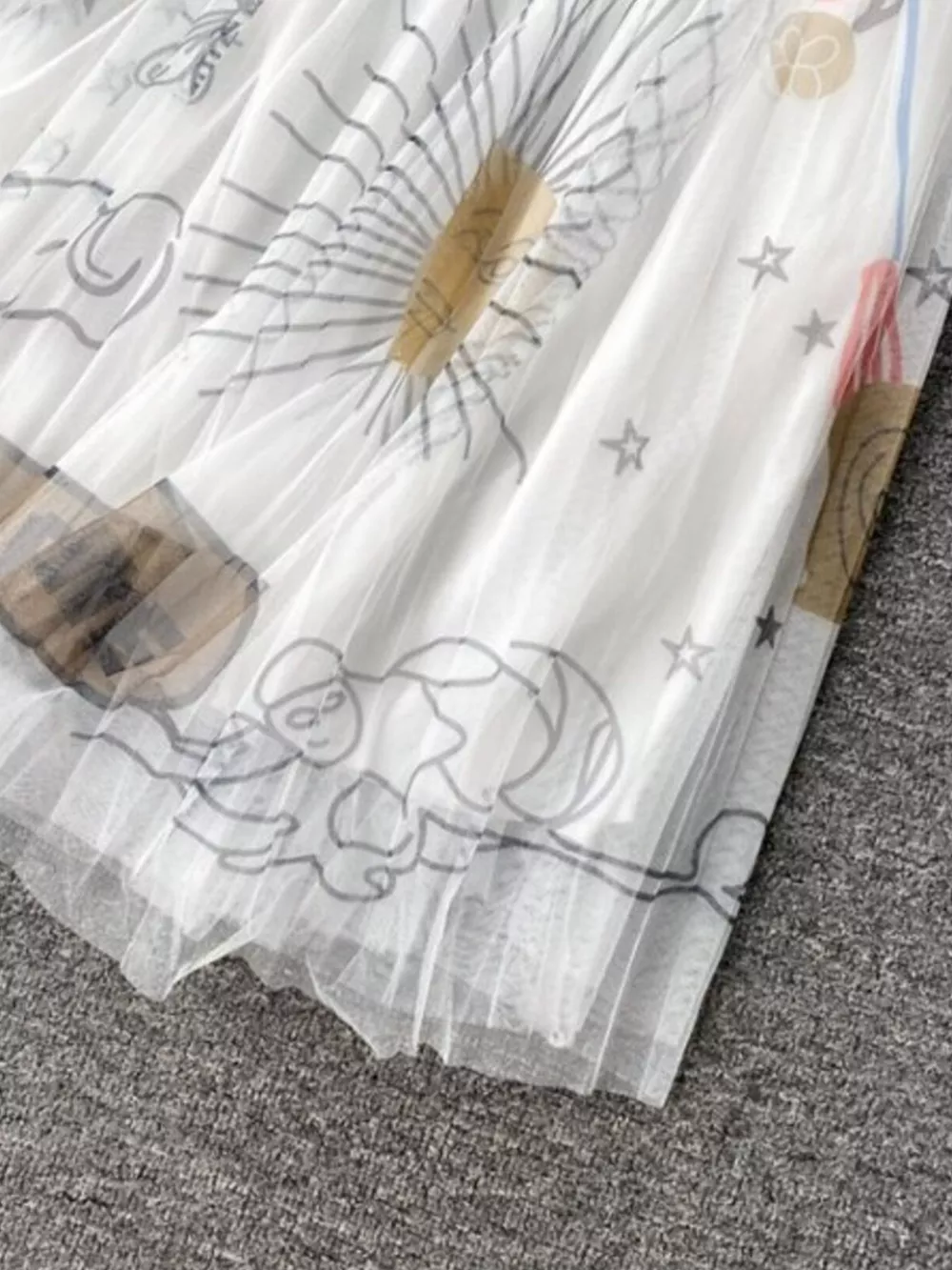 Printed Tulle Skirt, image 16