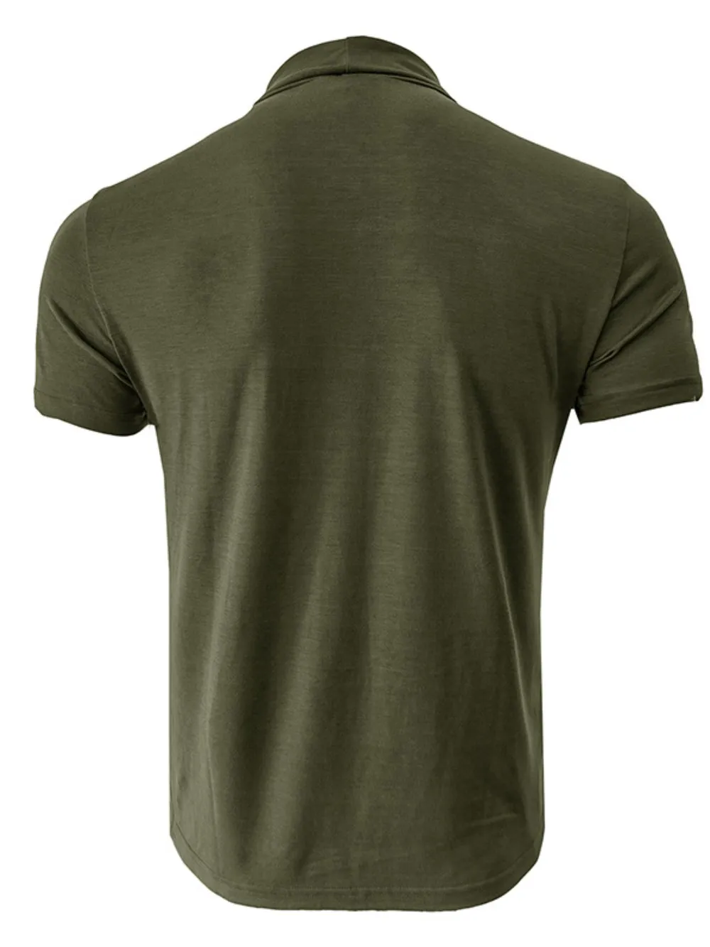 Men's Full Size Mock Neck Short Sleeve T-Shirt Plus Size, image 4