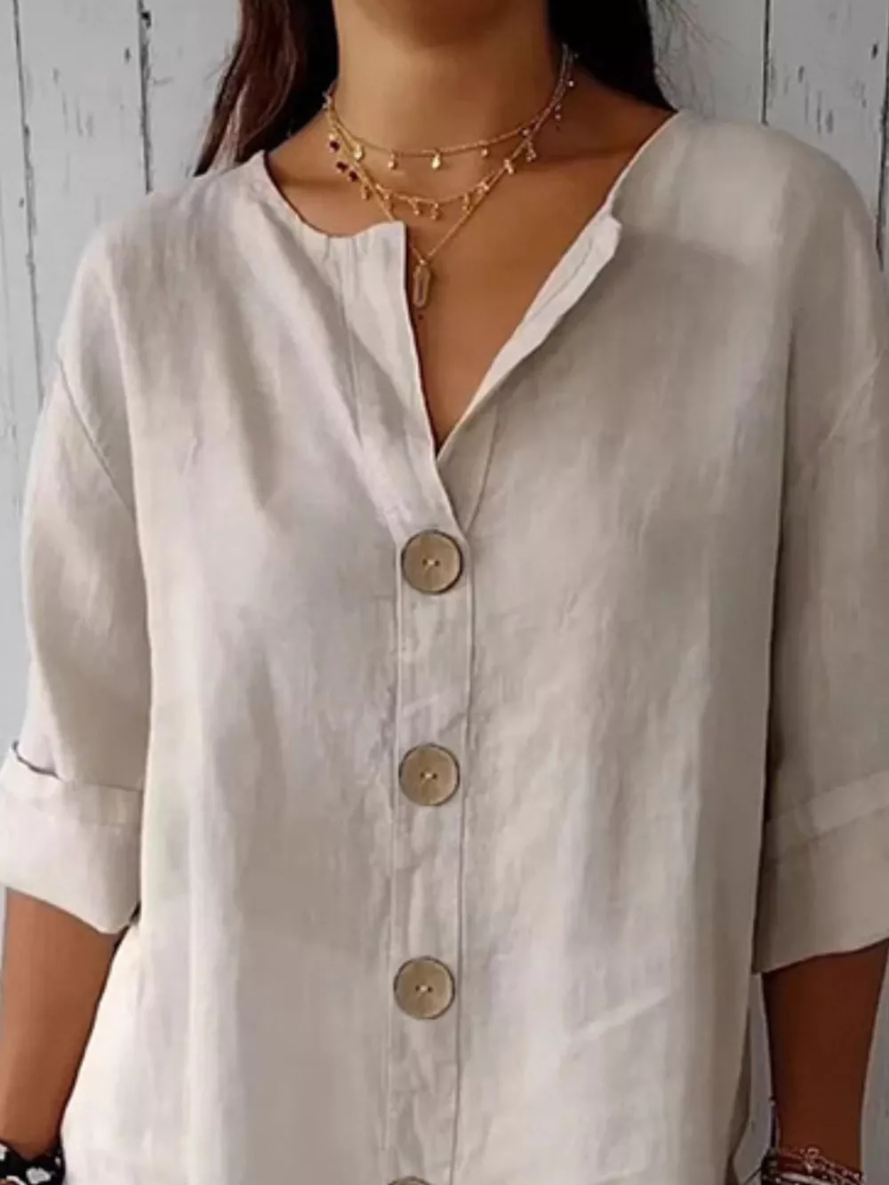 Casual Loose Button-Down Shirt, image 14