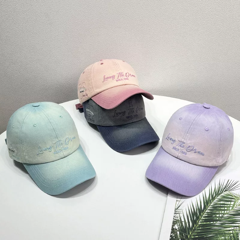 Gradient Color Embroidered Baseball Cap, image 2