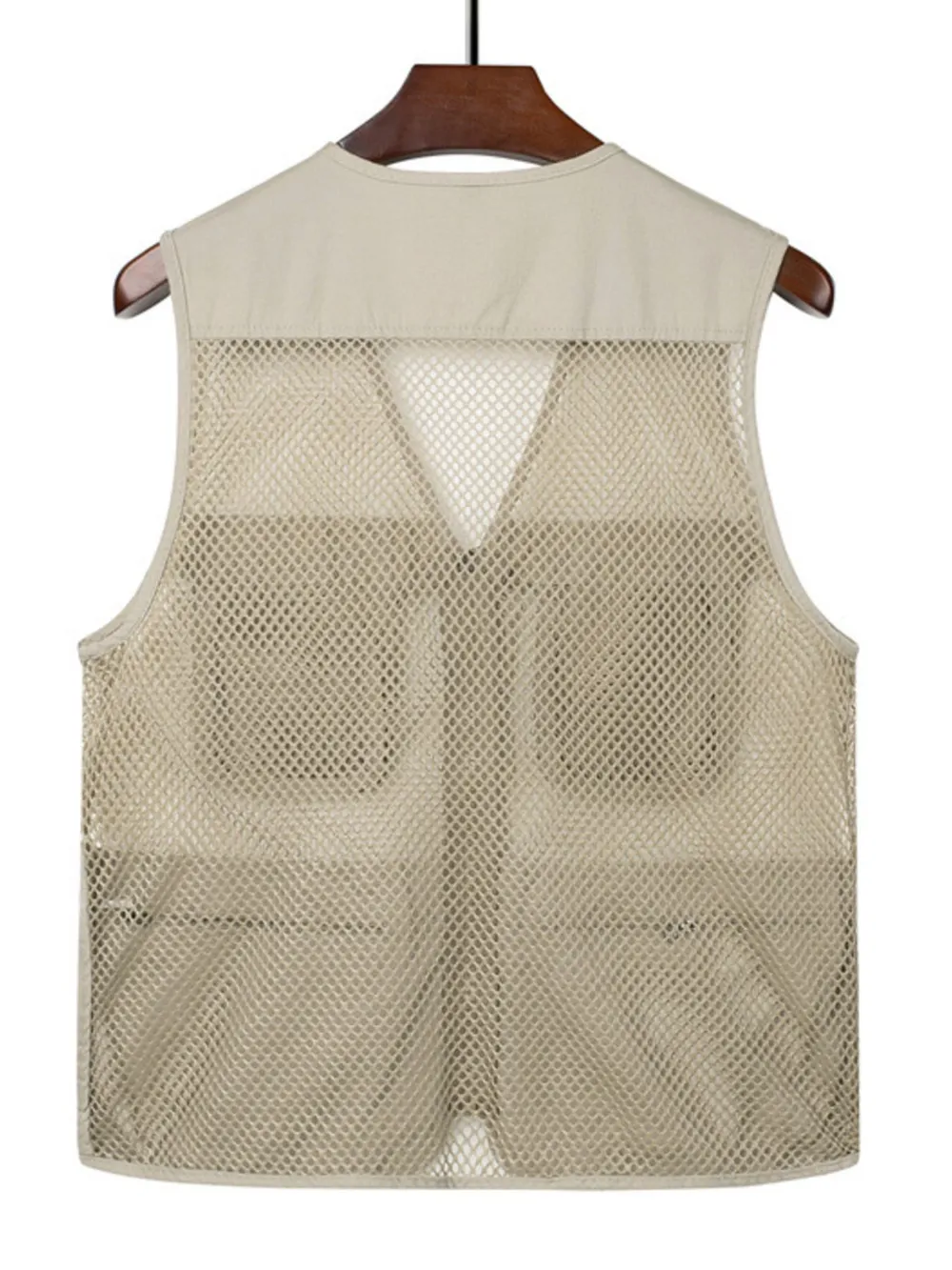 Men's Plus Size Zip Up Cargo Vest, image 6