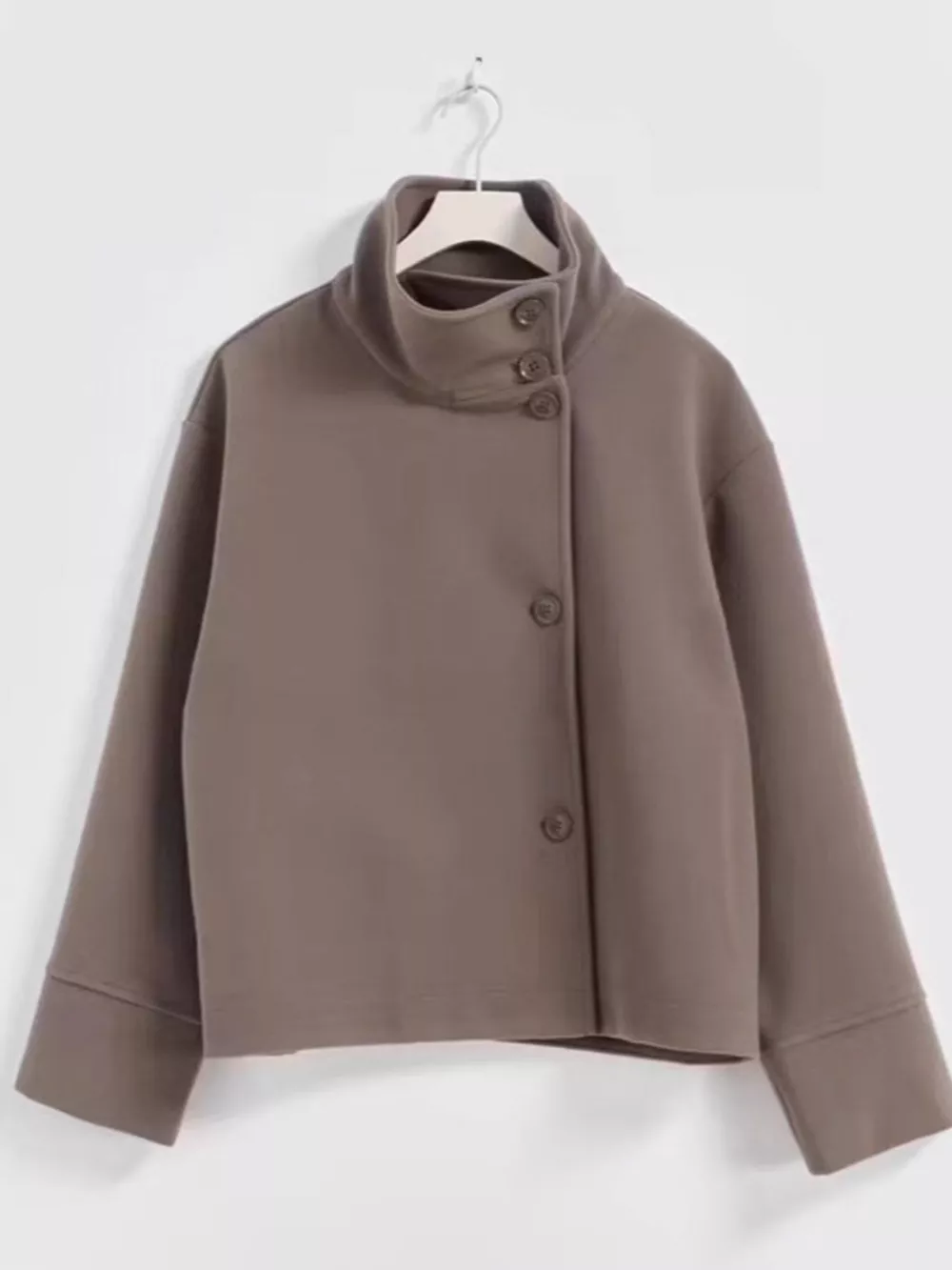 Wool Blend Long Sleeve Outerwear, image 12