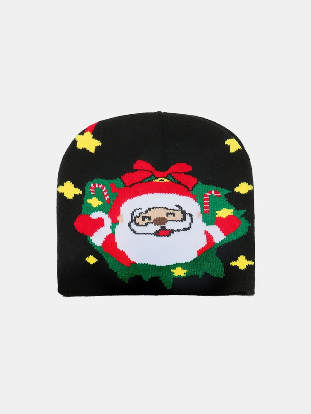 Christmas Pattern Knit Hat, image 7