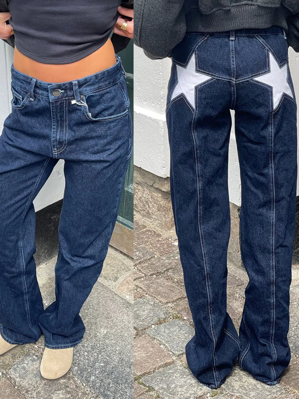 Star Wide Leg Jeans, image 9