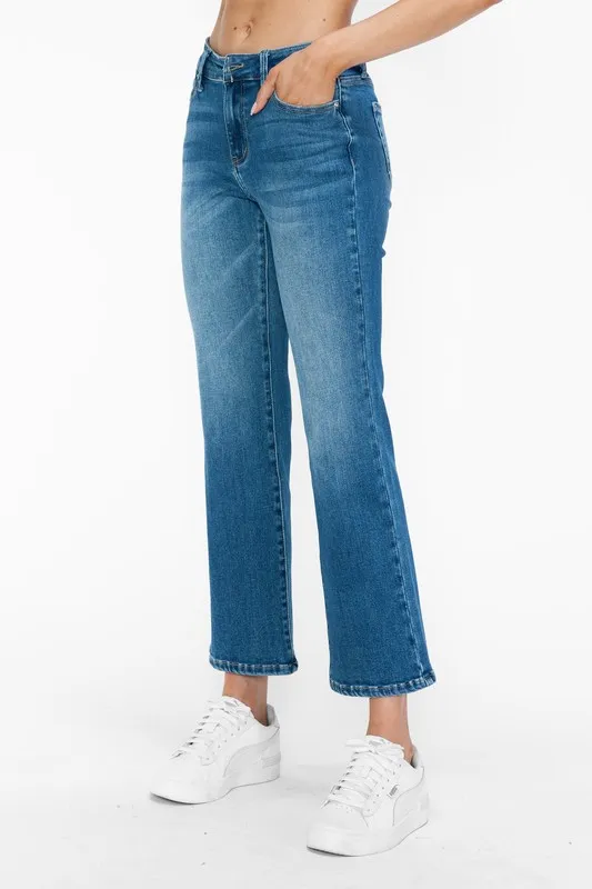 Full Size Cat's Whiskers Mid Rise Ankle Jeans, image 16