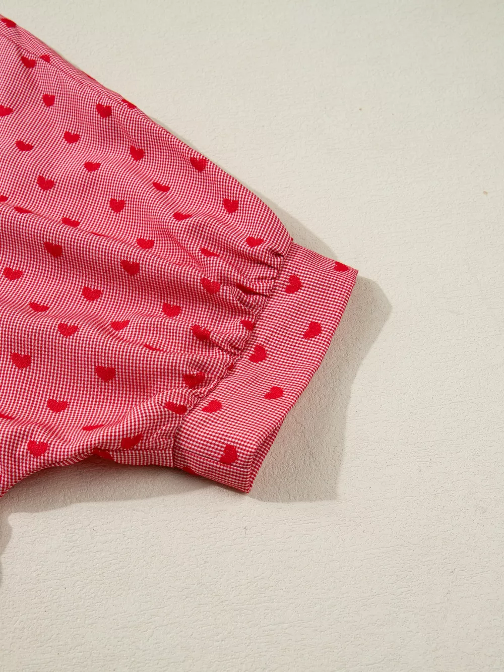 Heart Print Button-Down Shirt, image 7