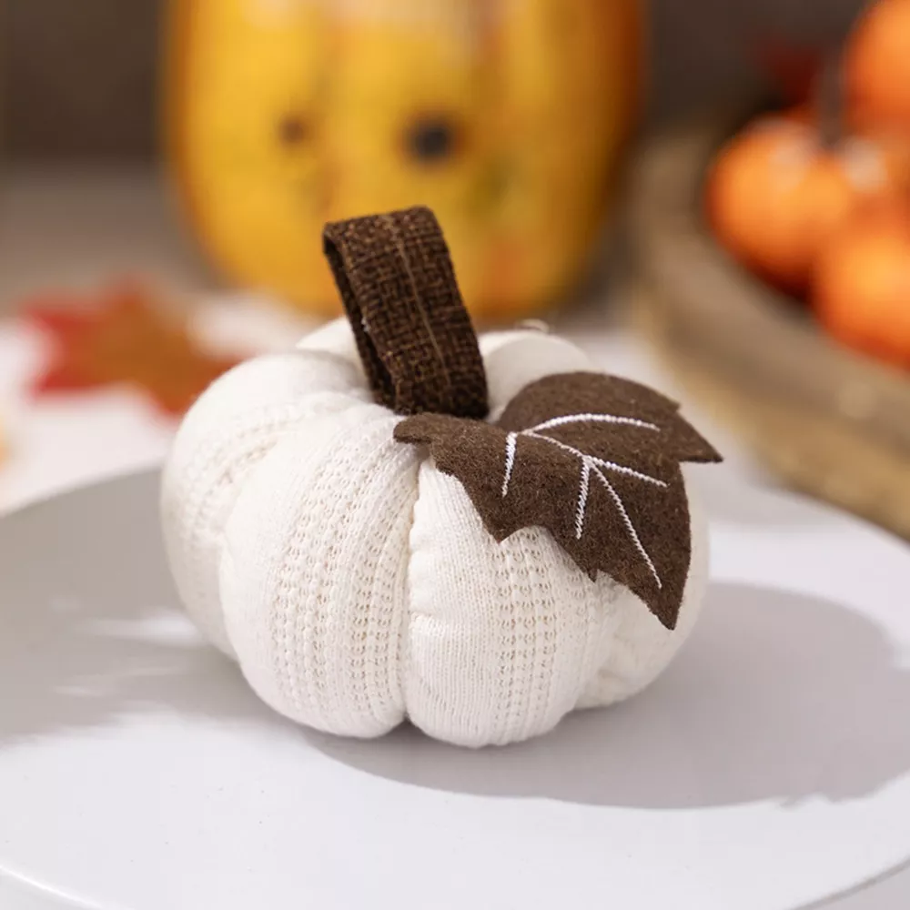 Knitted Pumpkin Decorative Ornaments, image 9