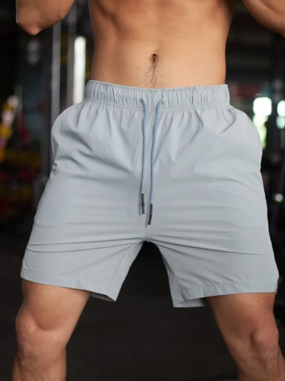 Men's Plus Size Quick-Dry Beach Shorts with Drawstring, image 6