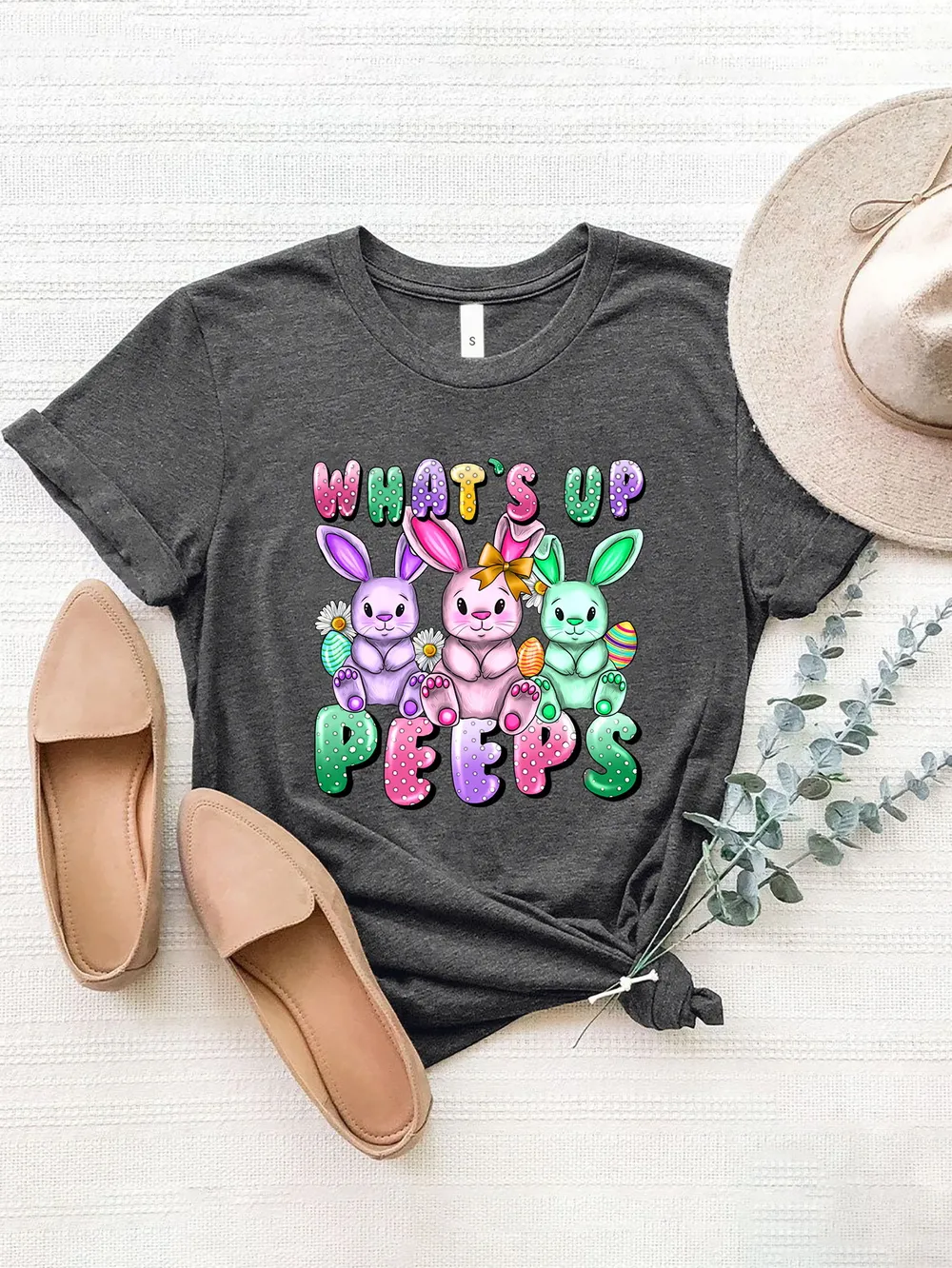 Graphic Round Neck Short Sleeve T-Shirt, image 5