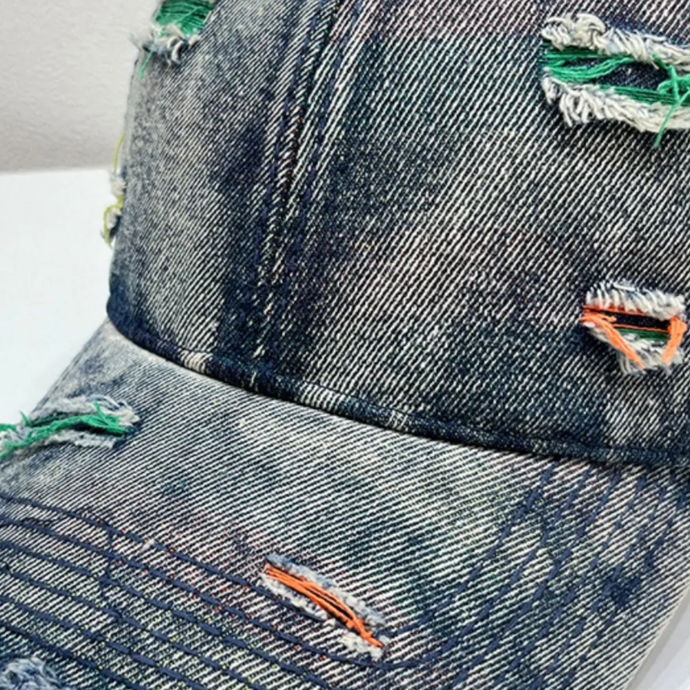 Distressed Adjustable Baseball Cap, image 5