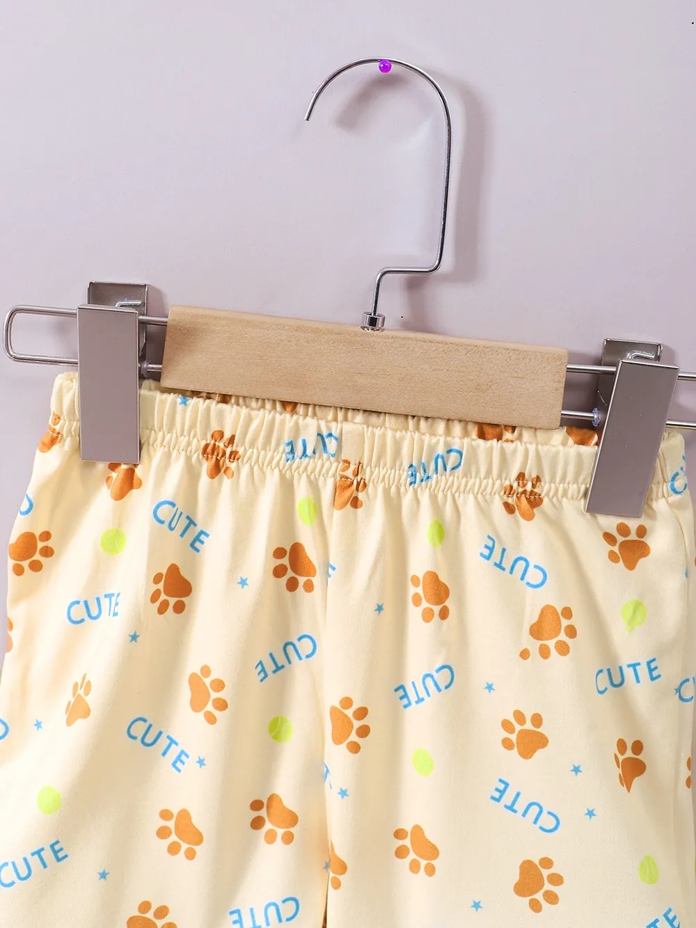 Children's Dog Short Sleeve Hoodie and Shorts Set, image 6